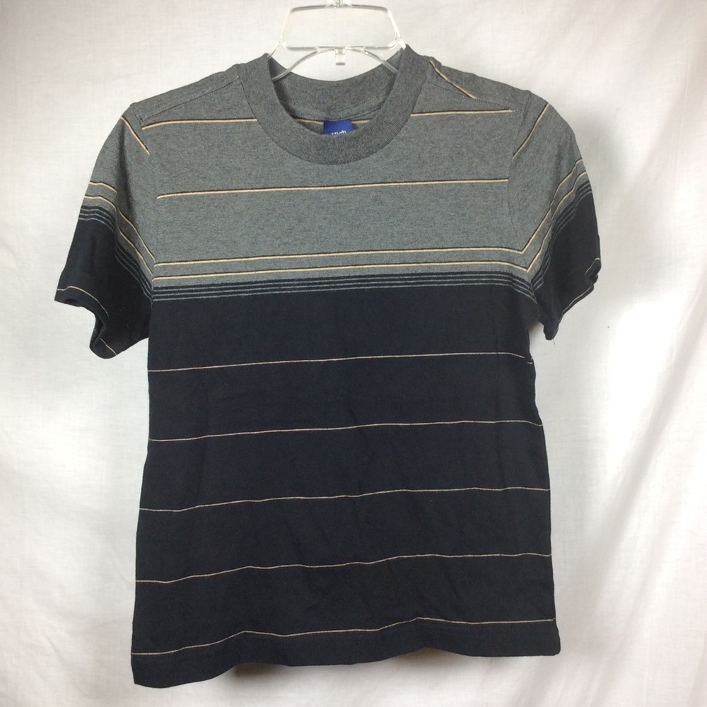 High Sierra Boys Black/Gray/Tan Striped Shirt